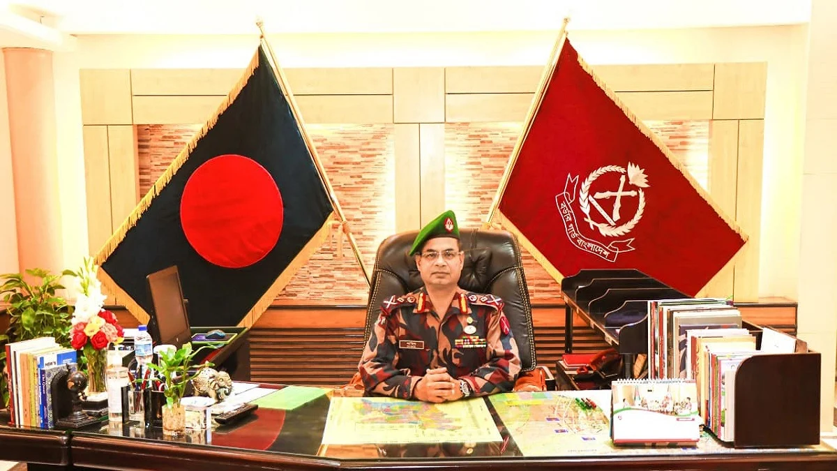 বিজিবির মহাপরিচালক হিসেবে মেজর জেনারেল সাকিল আহমেদের যোগদান